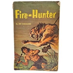 Fire-Hunter Jim Kjelgaard‎ Vintage Adventure Novel 1st Printing 1962